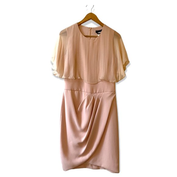 MaxMara Dresses & Skirts - NEW Max Mara Pink Layered Silk Ruffle Mini Cocktail Party Dress Size 8 $985